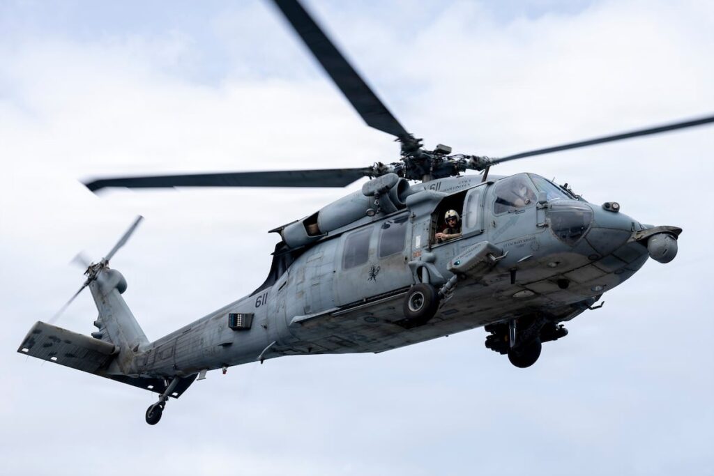 US Navy aviator missing after helicopter makes emergency landing in Arabian Sea