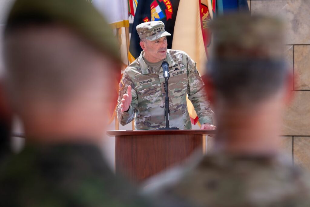 Gen. Christopher Donahue relinquishes command of US Army Europe and Africa Gen. Christopher Donahue relinquishes command of US Army Europe and Africa