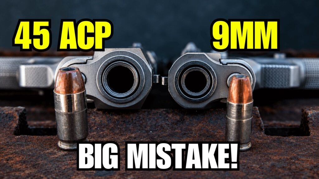 The Biggest Mistake People Make Choosing Between 9mm And .45 ACP!
