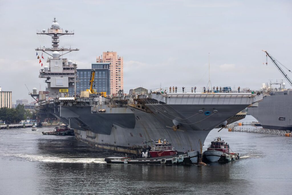 USS Gerald R. Ford to undergo maintenance after onboard fire and plumbing issues USS Gerald R. Ford to undergo maintenance after onboard fire and plumbing issues