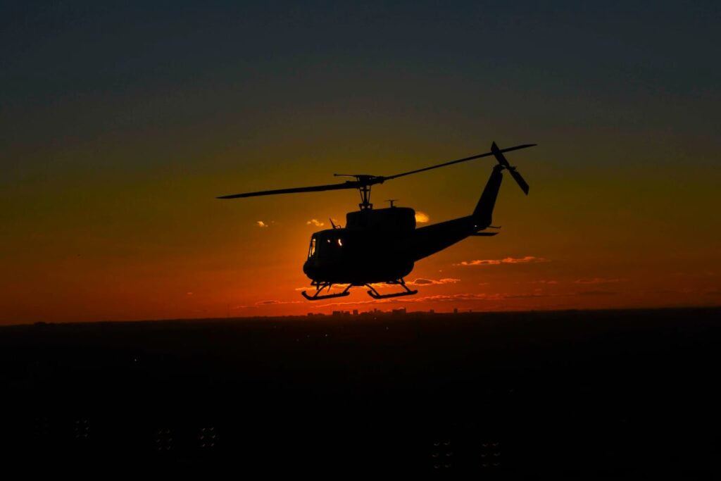 Air Force UH-1N helicopter makes emergency landing in DC after crew hears vibrations in flight Air Force UH-1N helicopter makes emergency landing in DC after crew hears vibrations in flight
