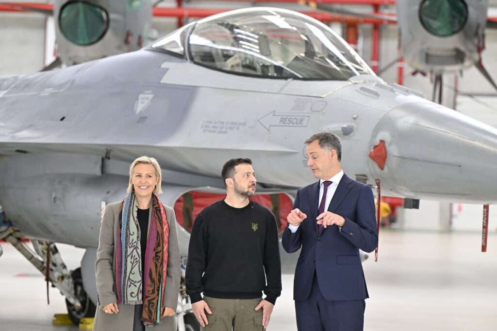 ‘Incredible work’: Ukrainian F-16 downs Russian fighter jet for first time