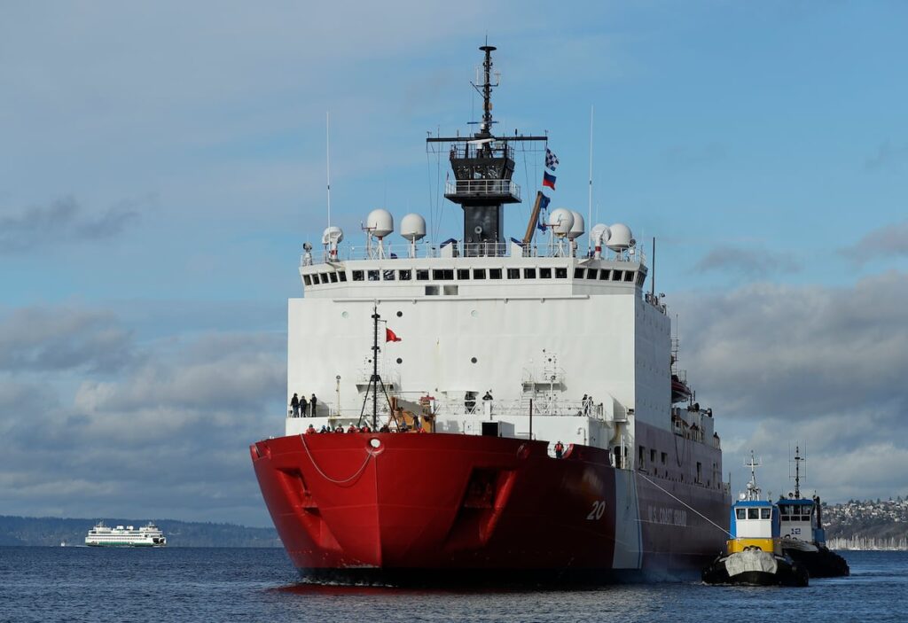 Coast Guard icebreaker Healy towed to Washington after engine failure Coast Guard icebreaker Healy towed to Washington after engine failure