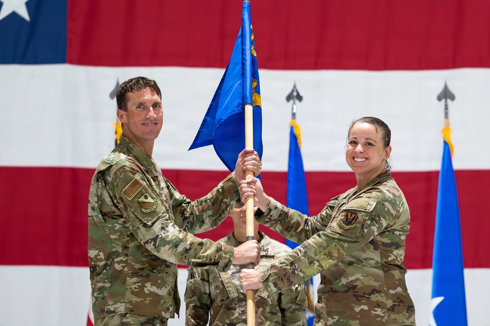 Colonel takes helm at Nevada air base wing as unit’s first female commander Colonel takes helm at Nevada air base wing as unit’s first female commander