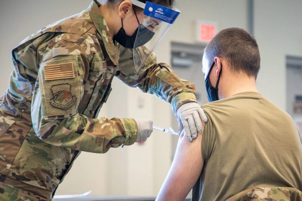 Trump promised redemption for troops who refused COVID shots. A year later, many are still waiting. Trump promised redemption for troops who refused COVID shots. A year later, many are still waiting.